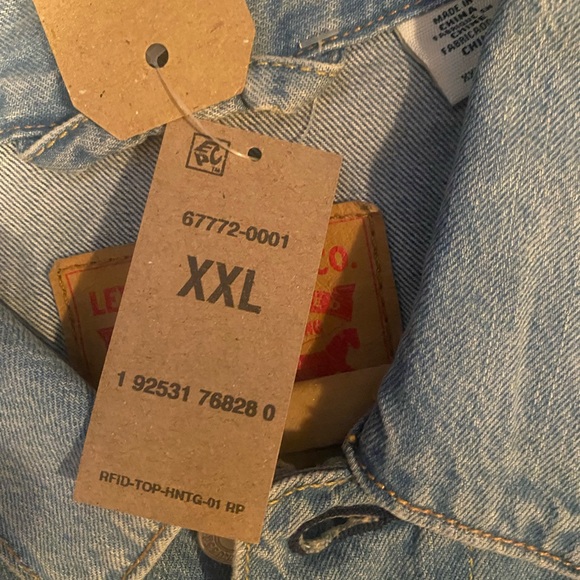 Levi's Light Blue Denim Jacket for Men - Picture 3 of 4